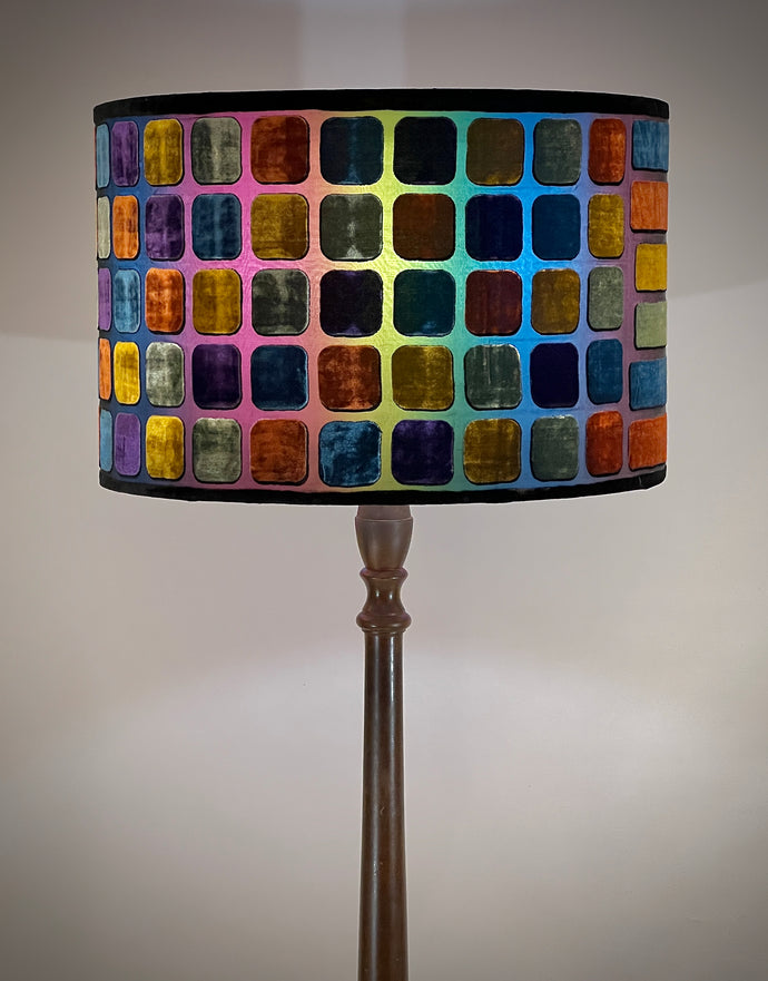 colorful bespoke table lamp shade 