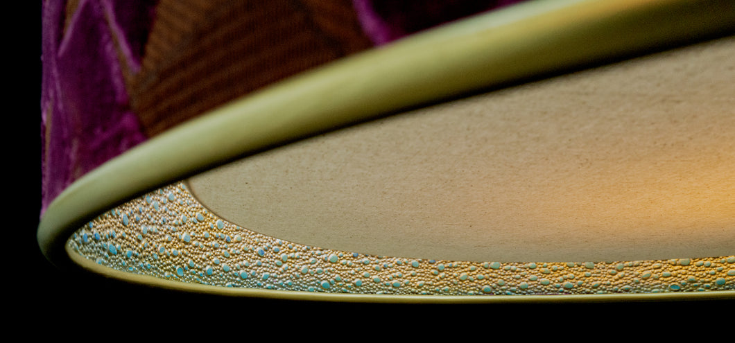 special unique gold lampshade edge
