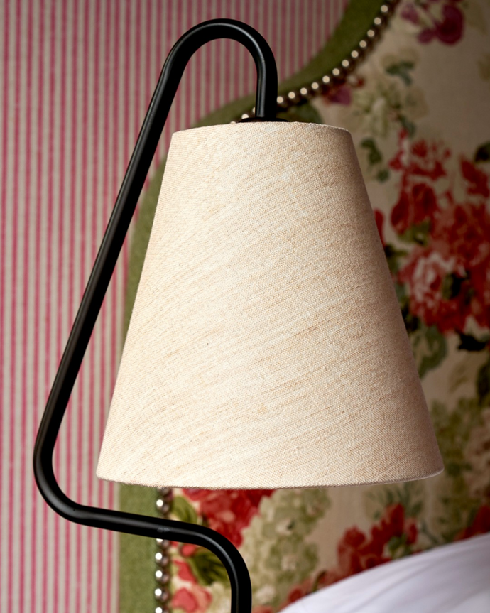 Custom made lampshade in Number Sixteen hotel London
