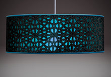 Load image into Gallery viewer, handmade blue designer ceiling lampshades
