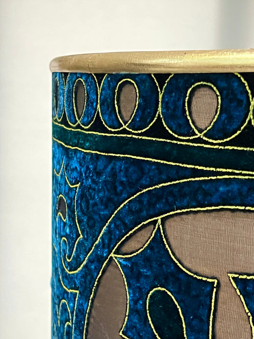 Velvet table lamp shade