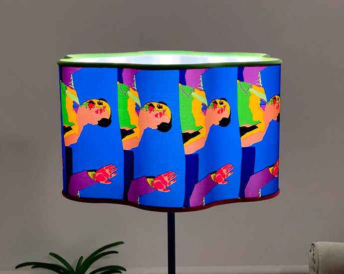 vintage colorful unique lamp shade
