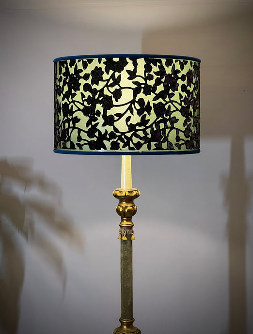 medium velvet bespoke lamp shade