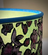 Load image into Gallery viewer, velvet handmade vintage fabric drum lamp shade
