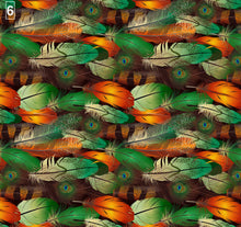 Load image into Gallery viewer, feathers special velvet fabric for lamp shades

