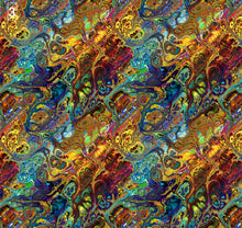 Load image into Gallery viewer, psychedelic italian velvet for lamp shades
