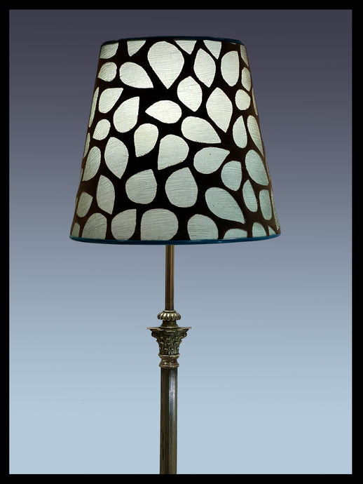handmade vintage designer fabric empire lampshade
