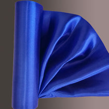 Load image into Gallery viewer, royal blue satin fabric for lamp shades
