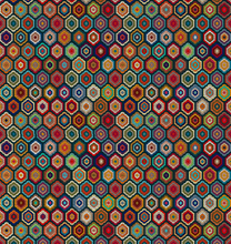 Load image into Gallery viewer, geometric pattern designer velvet for lamp shades
