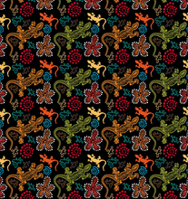 Load image into Gallery viewer, gekko bright colour fabric for lamp shades
