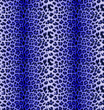 Load image into Gallery viewer, Blue leopard skin velvet fabric for lamp shades
