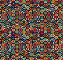 Load image into Gallery viewer, stunning geometric italian velvet fabric
