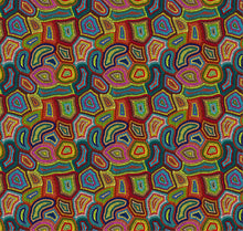 Load image into Gallery viewer, unique abstract design italian velvet fabric
