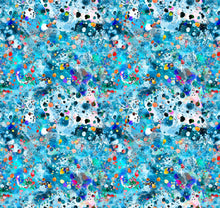 Load image into Gallery viewer, abstract blue velvet for lamp shades
