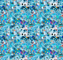 Load image into Gallery viewer, abstract blue velvet for lamp shades
