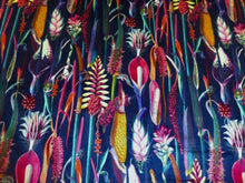 Load image into Gallery viewer, tall tropical flowers fabric for lamp shades
