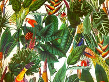 Load image into Gallery viewer, tropical plants fabric for lamp shades
